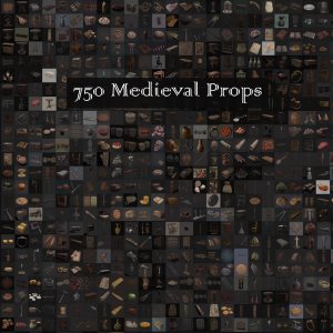 750 Medieval Props Pack