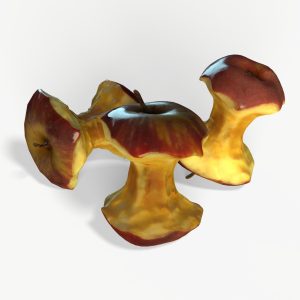 apple-core-pbr-3d-model-e4ce77f43d
