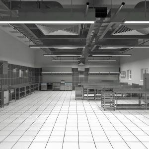 Commercial Kitchen 8 interior model
