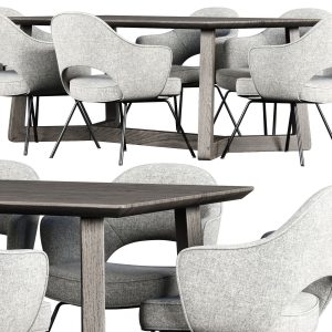 Edu Furniture Dining Set V4