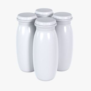 fermented-milk-drink-4-pack-bottles-3d-model-max-obj-fbx