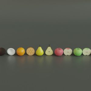 Fruits  Apple Banana Orange Watermelon Coconut Pear Tomato
