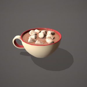 Hot Chocolate Cream and Red Cup