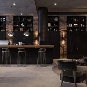 Interior Scene 01 - Cafe Lounge