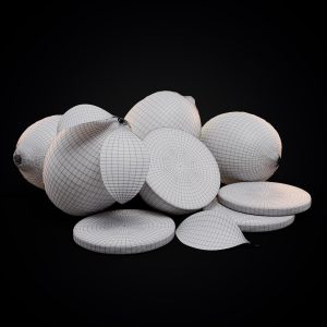 lemon-pack-3d-model-low-poly-obj-fbx-blend-dae