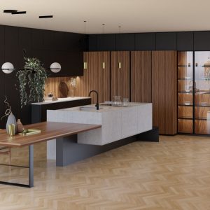 Modern island kitchen 3D model - Key Sbabo - Strip