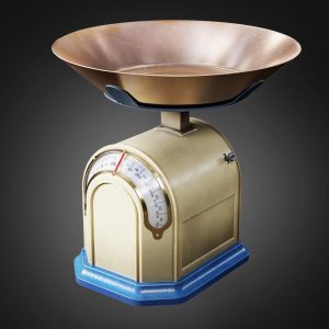 retro-used-kitchen-scales-weight-6-color-vintage-da1-3d-model-low-poly-max-obj-fbx-dae-unitypackage-gltf