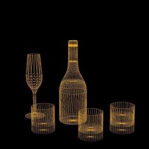 whiskey-bottle-set-low-poly-game-ready-3d-model-5bacdee312